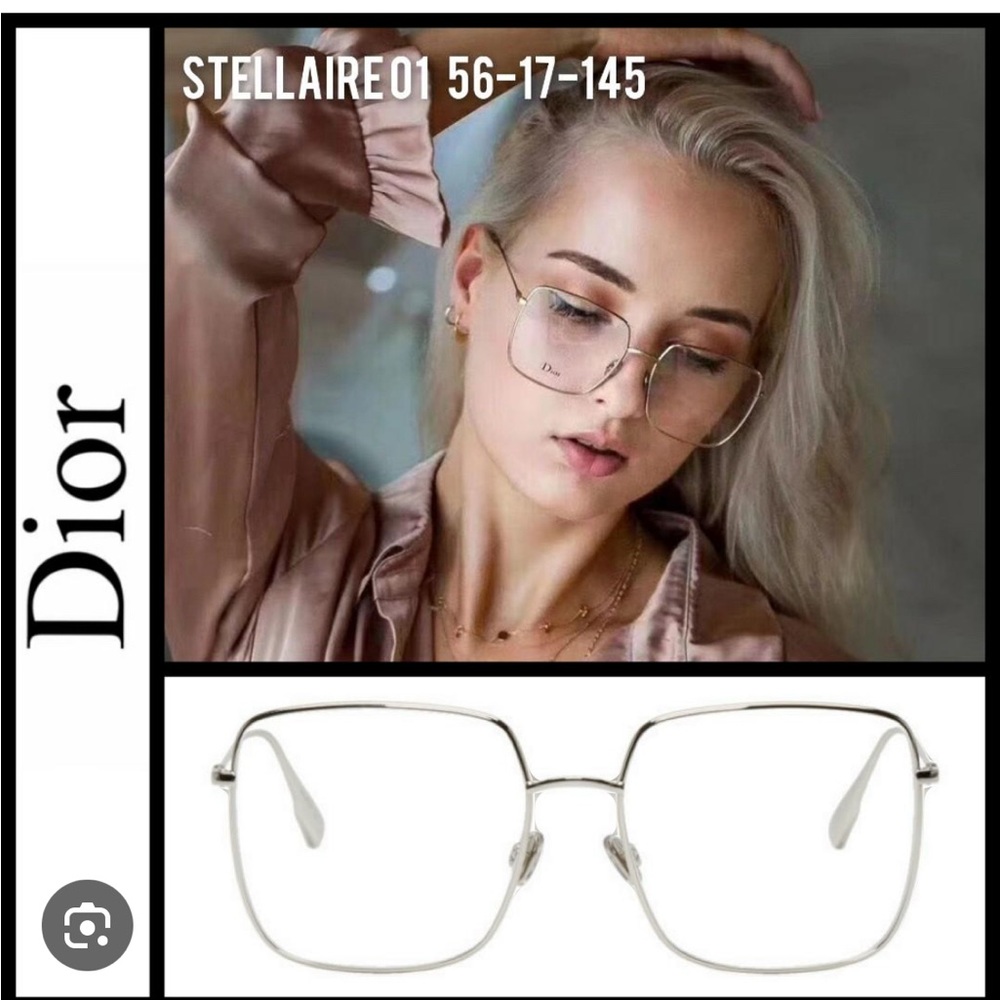 DIOR EYEGLASSES SILVER StellaireO1